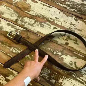Columbia Brown, leather belt, size 38
